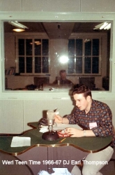 1966 - 67 Werl Teen Time DJ Earl Thompson
